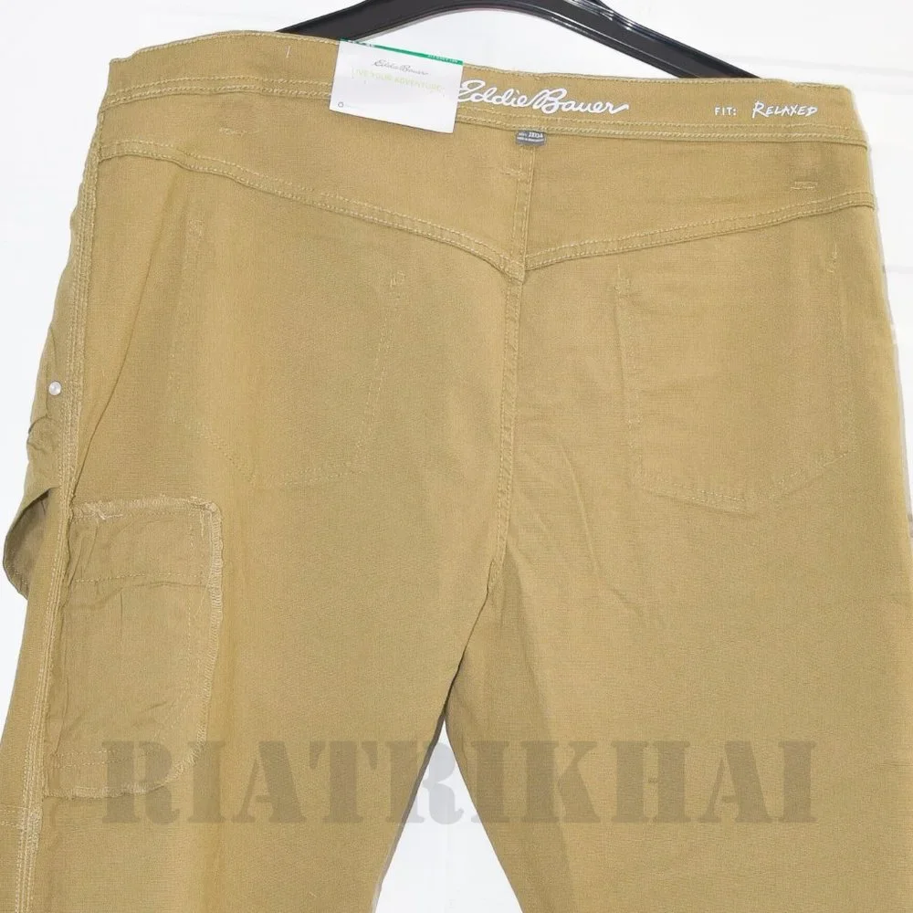 TAN NWT Men Utility Pant  Eddie Bauer Men’s Relaxed Fit Straight Leg - Picture 10 of 12